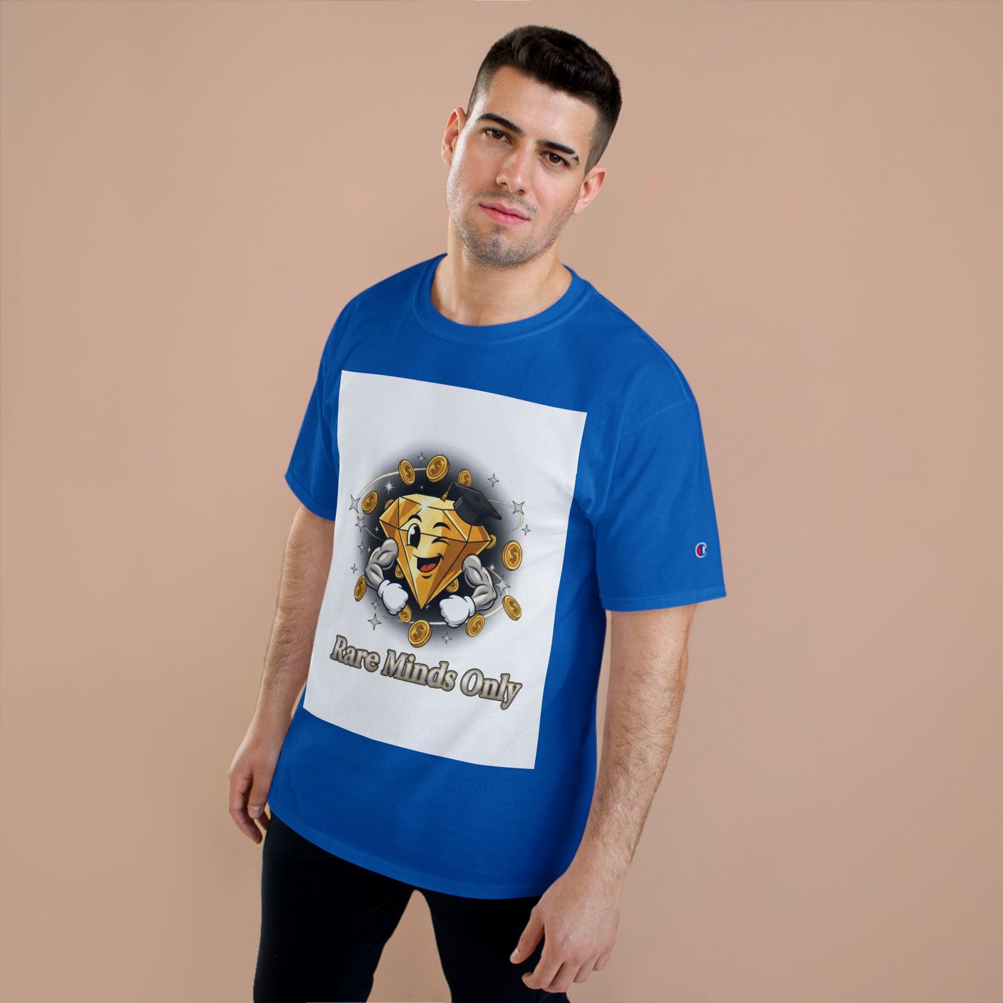 Rare Minds Only T-Shirt — Crypto Coin Champion Graphic Tee