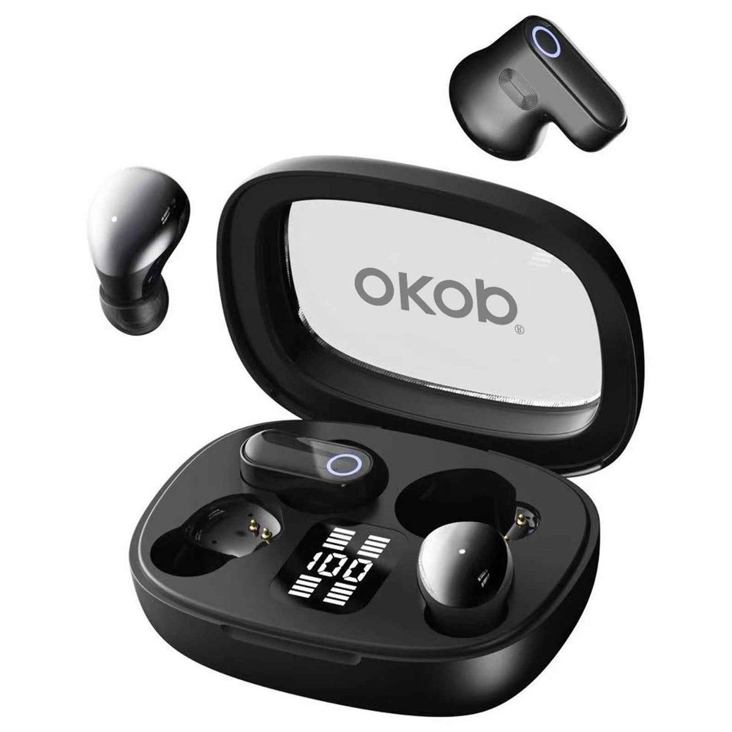 KP-227 Best-selling In-Ear Bluetooth Earbuds Digital Battery Display Mini Size Ultra-Long Battery Life Portable Factory Stock Available