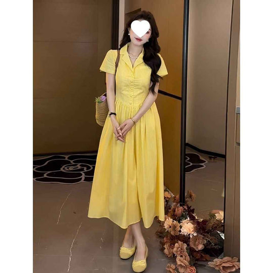 Womens A-line Shirt Fashionable Casual Dress
