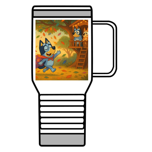 Whimsical Kids' Travel Mug, 20oz - Fall Adventures with Bluey, Perfect for Lunches, Outdoor Fun, Gift for Young Explorers, Kids' [...]