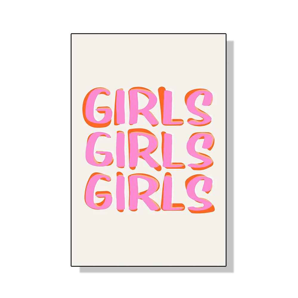Inspirational English Proverbs Decorative Painting Living Room Bedroom