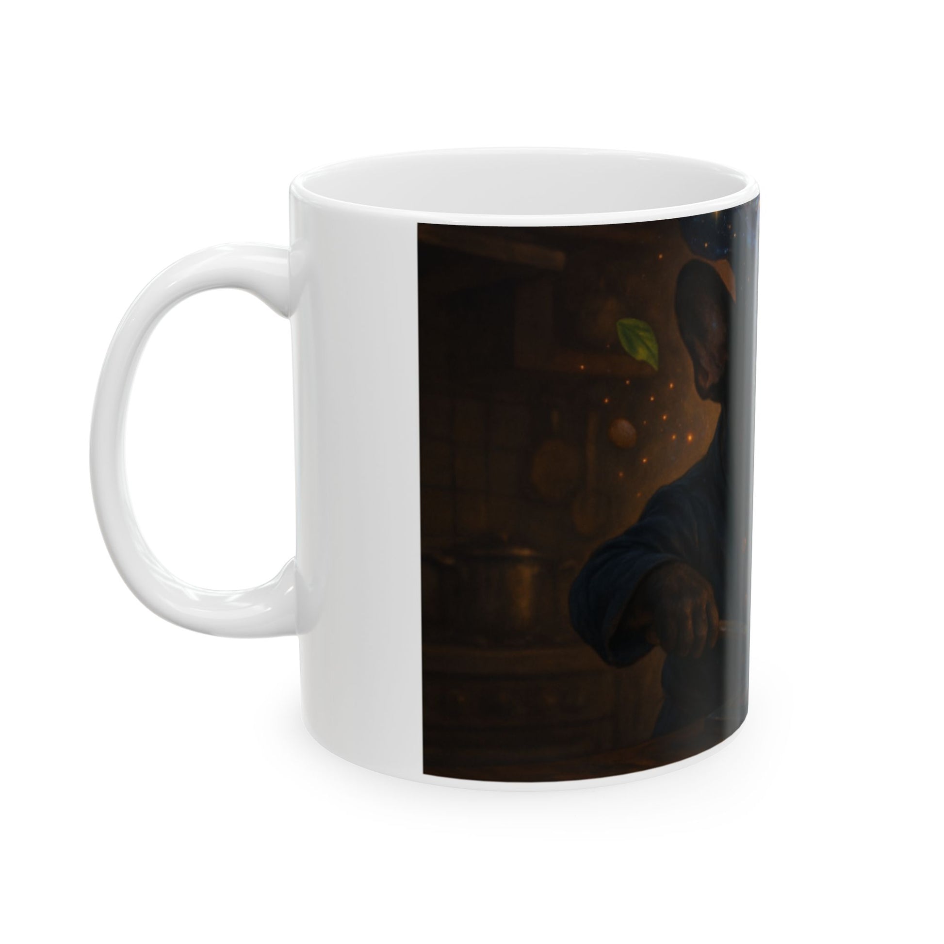 Magical French Bulldog Ceramic Mug - Perfect for Dog Lovers, Unique Gift, Pet-Themed Kitchenware, Coffee Mug, Tea Lover's Delight  Digital Art