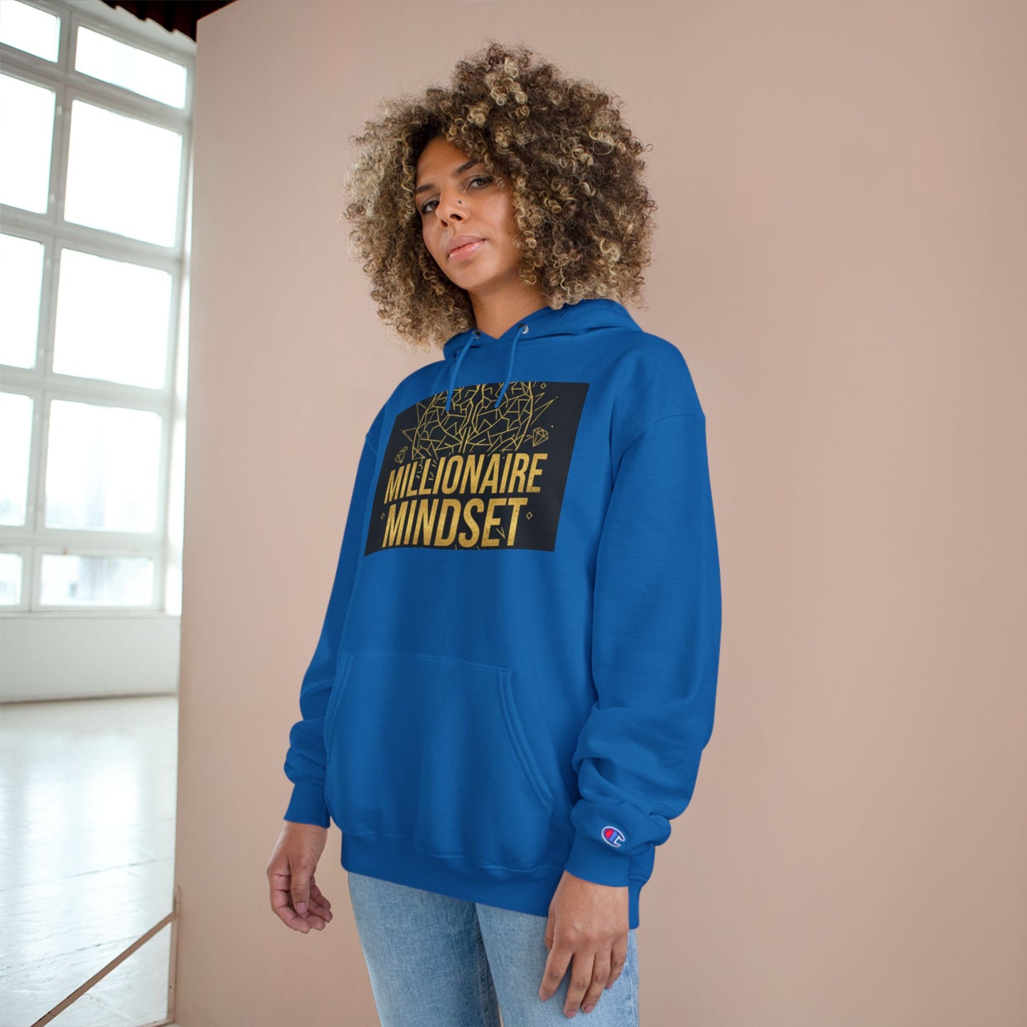 Millionaire Mindset Hoodie — Motivational Champion Pullover