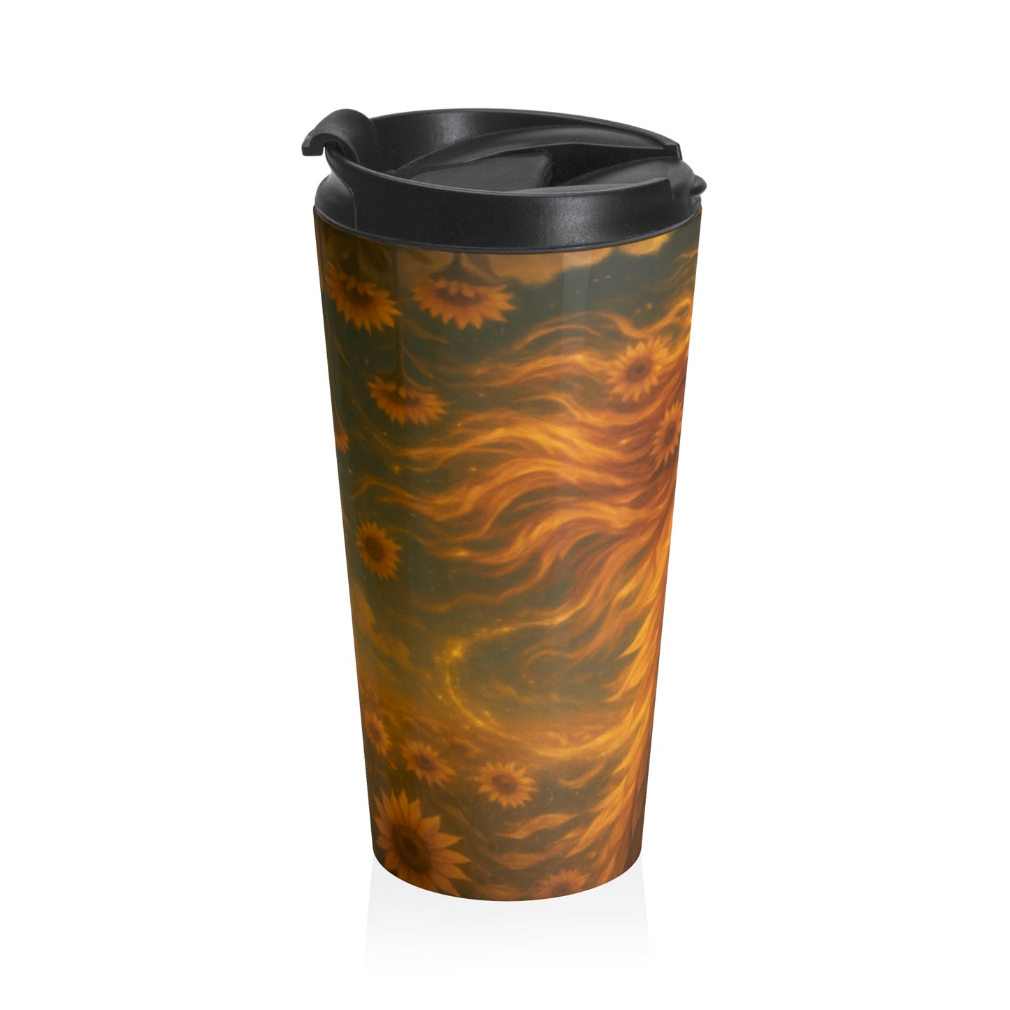 Phoenix Awakening Stainless Steel Travel Mug, Inspirational Travel Cup, Gift for Her, Motivational Coffee Mug, Nature Lover's Drinkware
