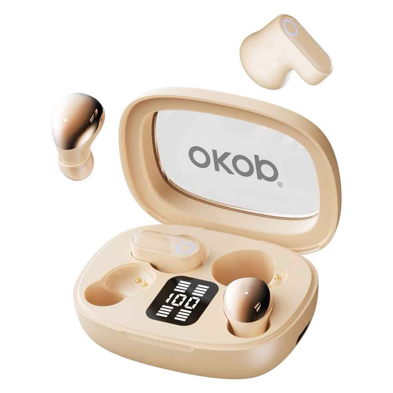 KP-227 Best-selling In-Ear Bluetooth Earbuds Digital Battery Display Mini Size Ultra-Long Battery Life Portable Factory Stock Available