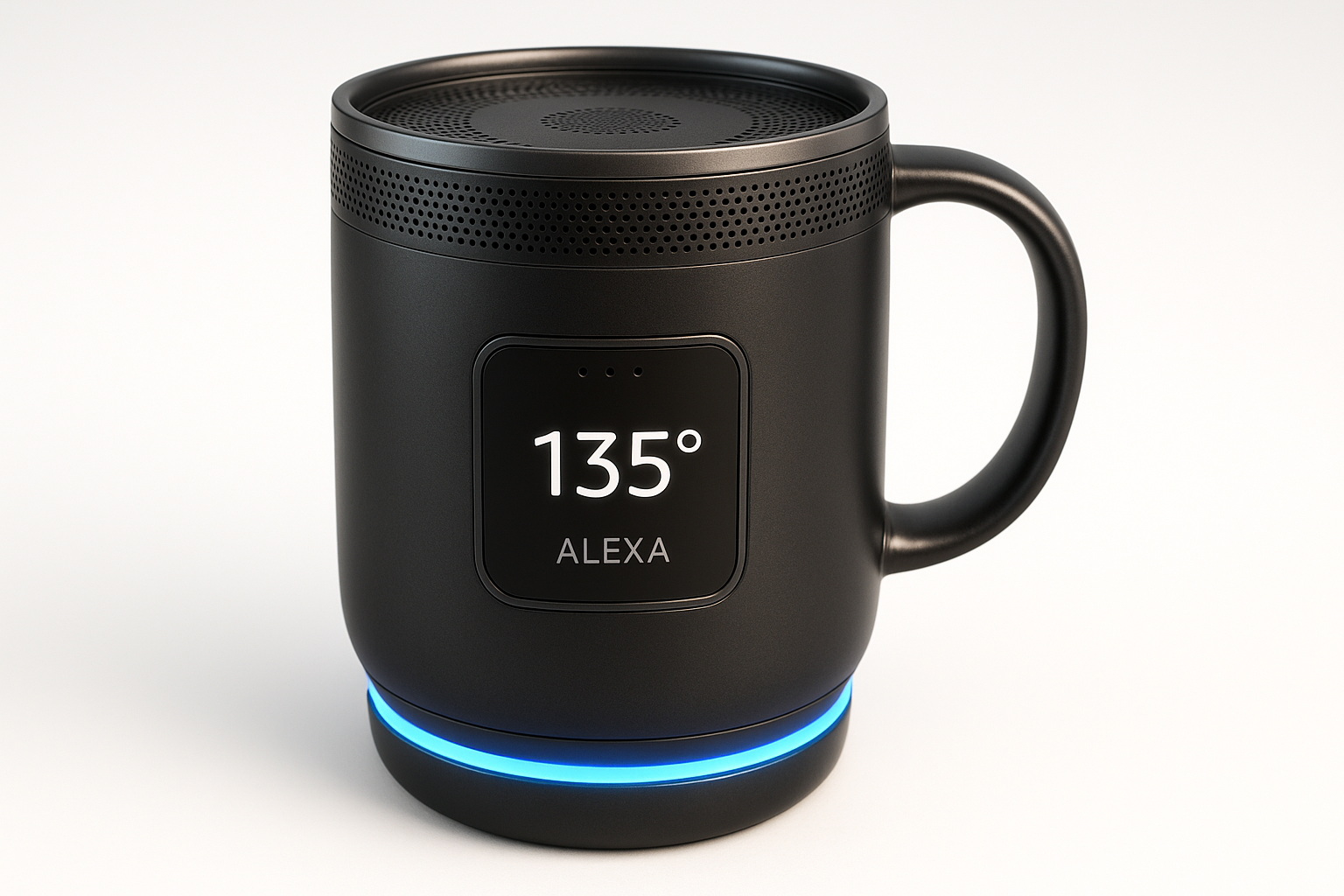 AlexaMug Pro - AI Smart Coffee Mug with Alexa Voice Assistant