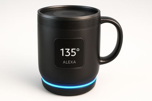 AlexaMug Pro - AI Smart Coffee Mug with Alexa Voice Assistant