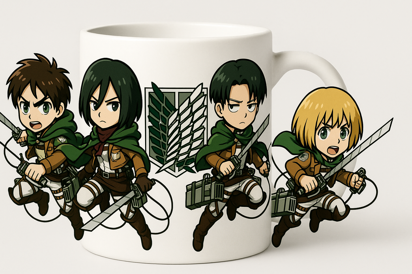 Attack on Titan Coffee Mug Design