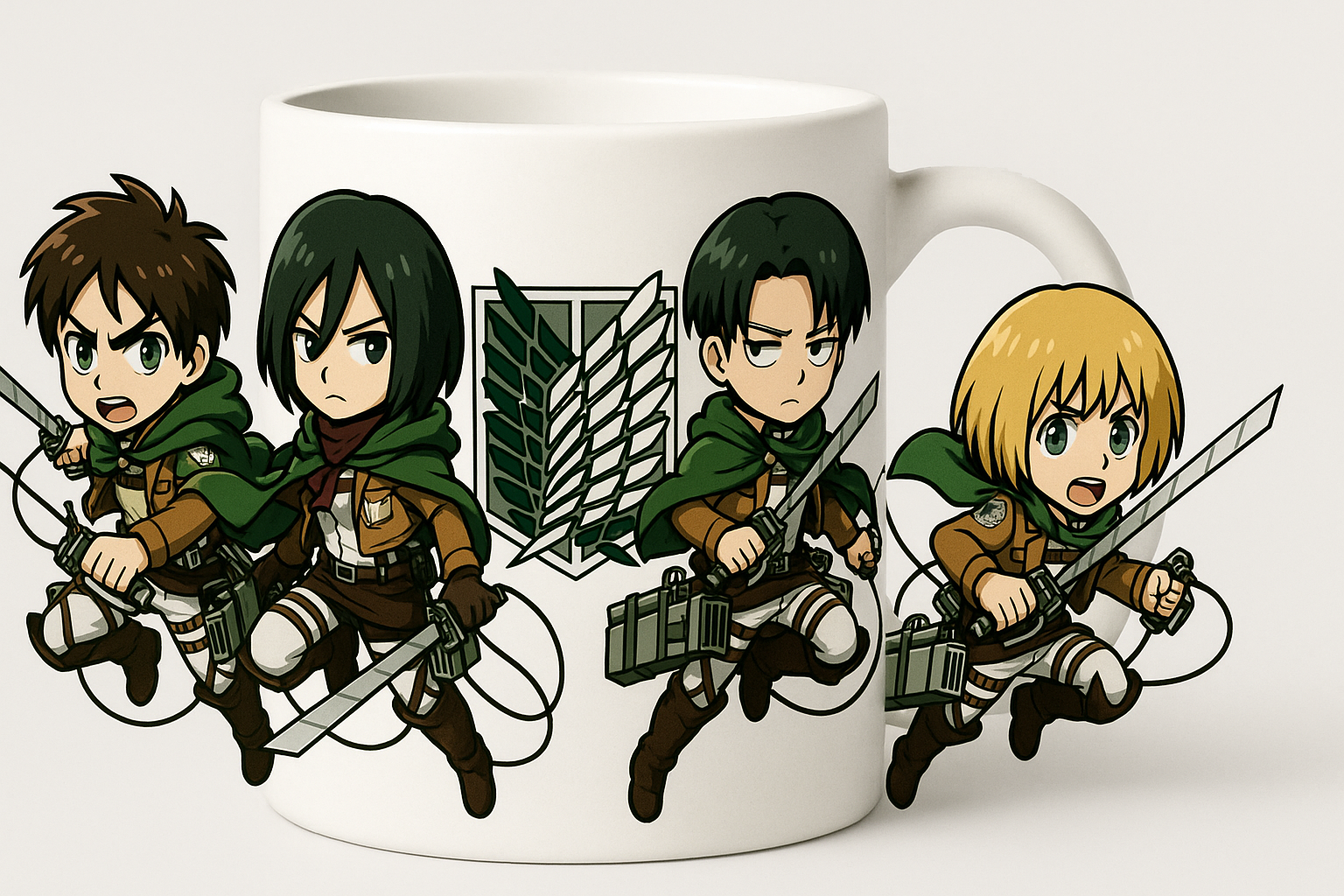 Attack on Titan Coffee Mug Design