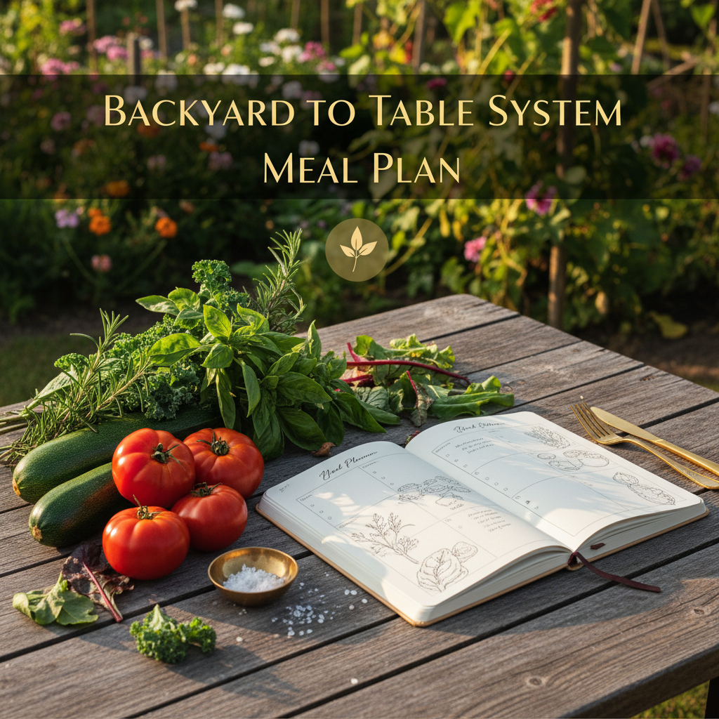 Backyard to Table System Meal Plan