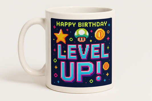 Birthday Mug 3 - Level Up