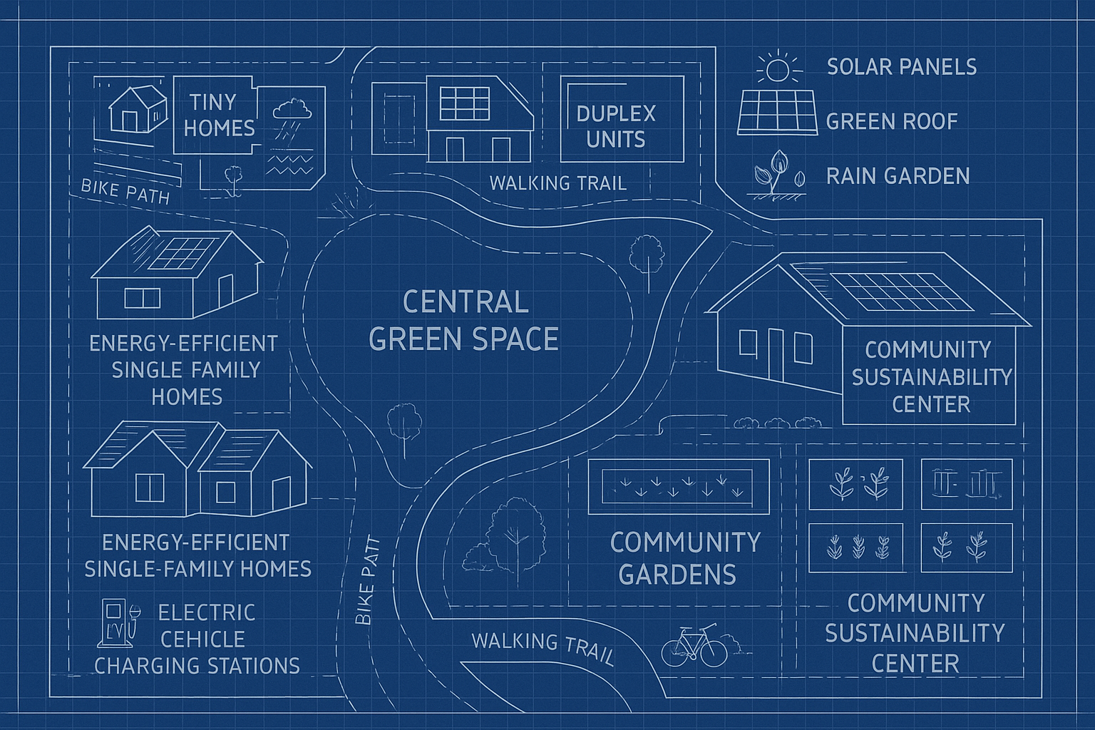 Eco-Friendly Housing Development Blueprint