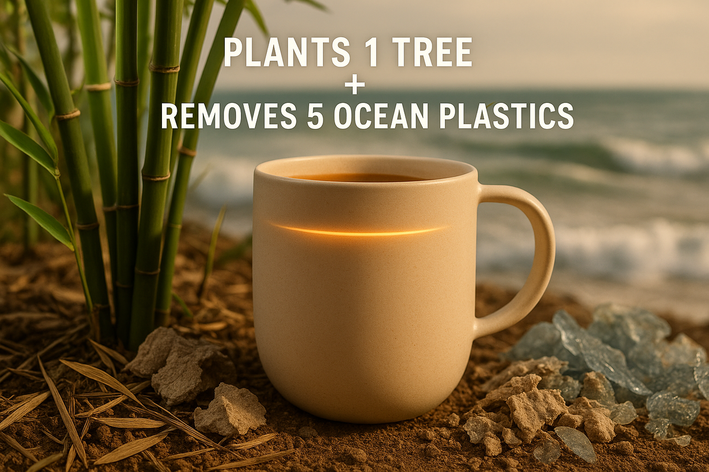 EcoSmart Coffee Mug - Sustainability Hero Shot
