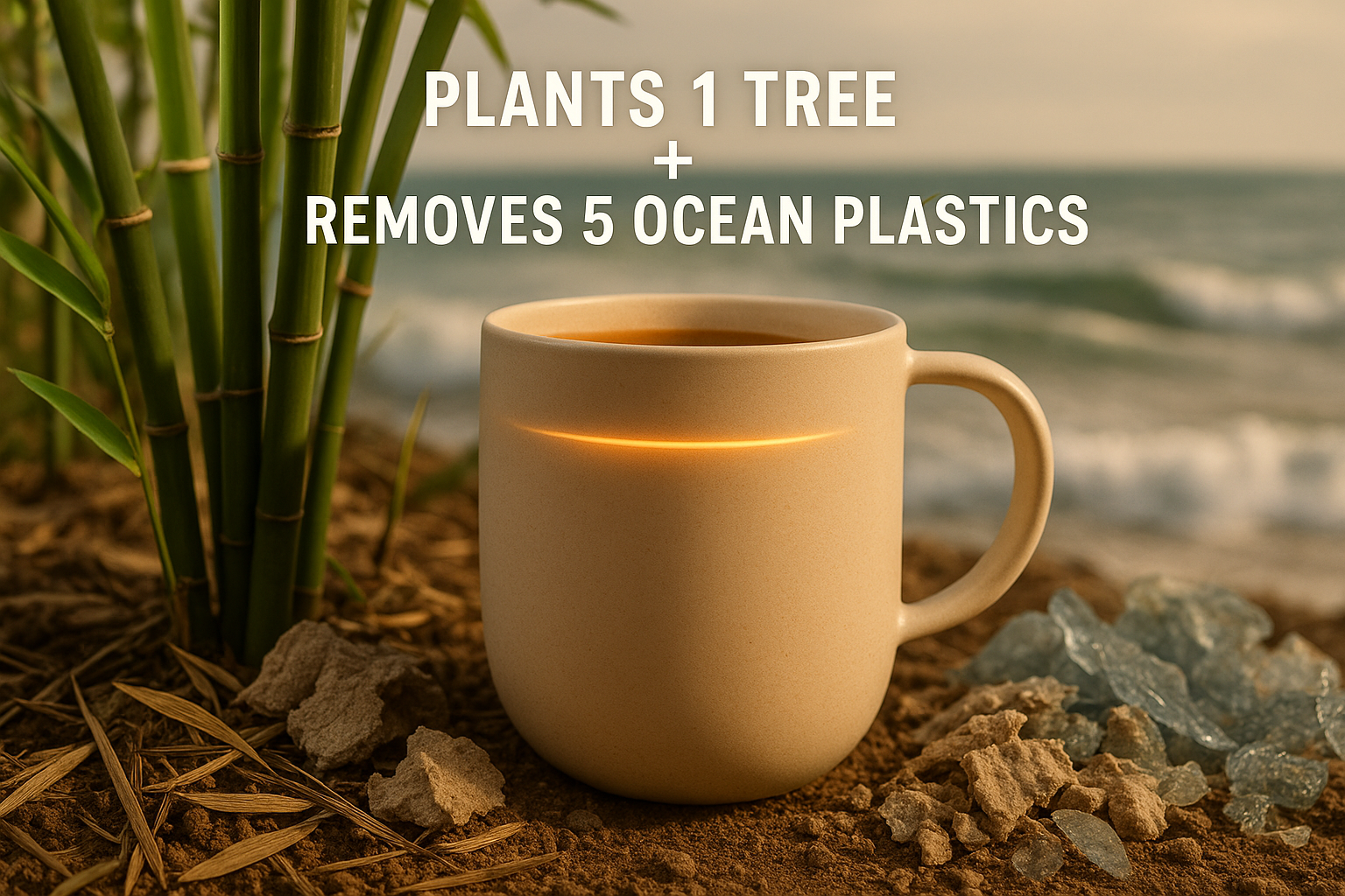 EcoSmart Coffee Mug - Sustainability Hero Shot