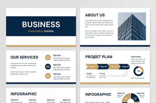 Exclusive business presentation templates with professional corporate designs and data visualization