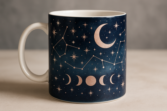 Exclusive Celestial Coffee Mug Design