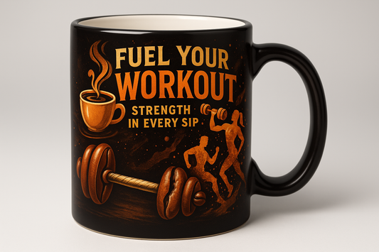 Exclusive Coffee & Fitness Mug Design