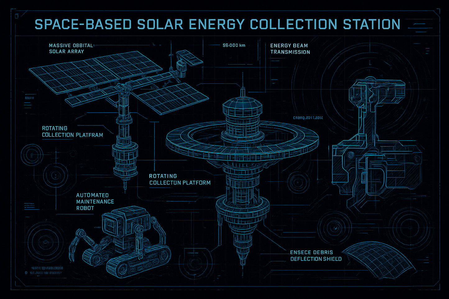 Exclusive Digital Blueprint - Space Solar Energy Station
