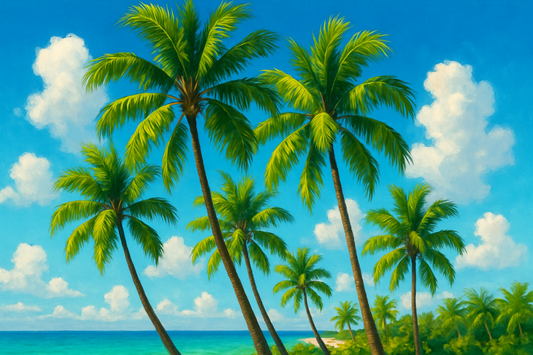 Florida Palm Trees Coffee Mug Design