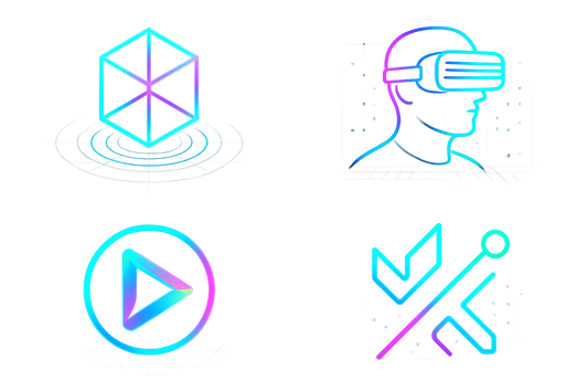 Futuristic Virtual Logos