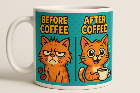 Grumpy to Happy Cat Transformation