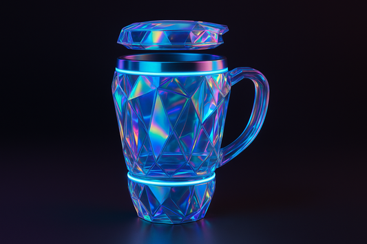 Holographic Crystal Fusion Travel Mug - Alternative Design