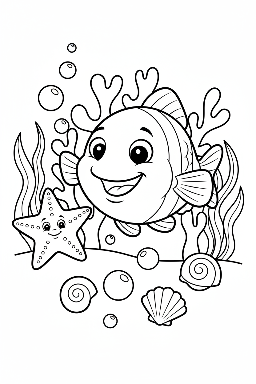 My Coloring Adventure - Digital Children's Coloring Book (25 Pages)
