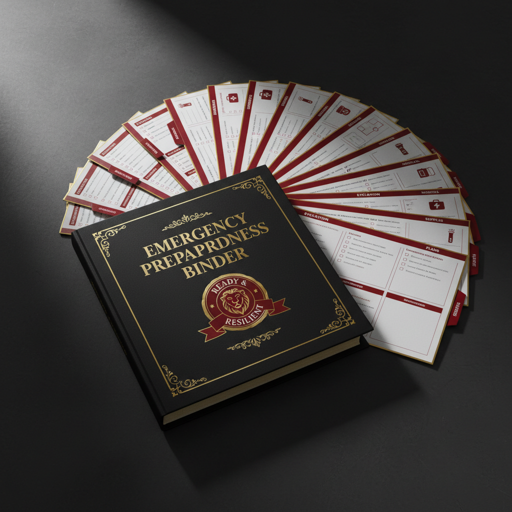 Emergency Preparedness Binder – Digital Template