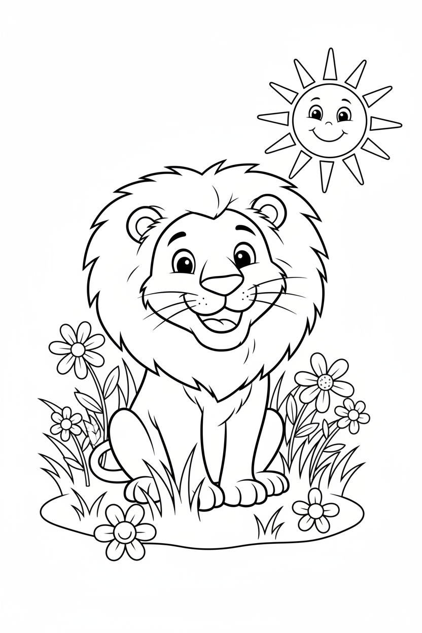 My Coloring Adventure - Digital Children's Coloring Book (25 Pages)
