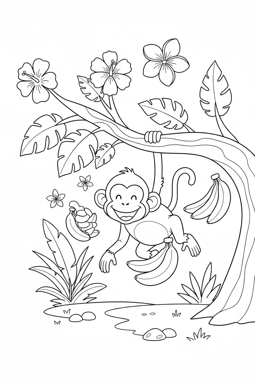 My Coloring Adventure - Digital Children's Coloring Book (25 Pages)