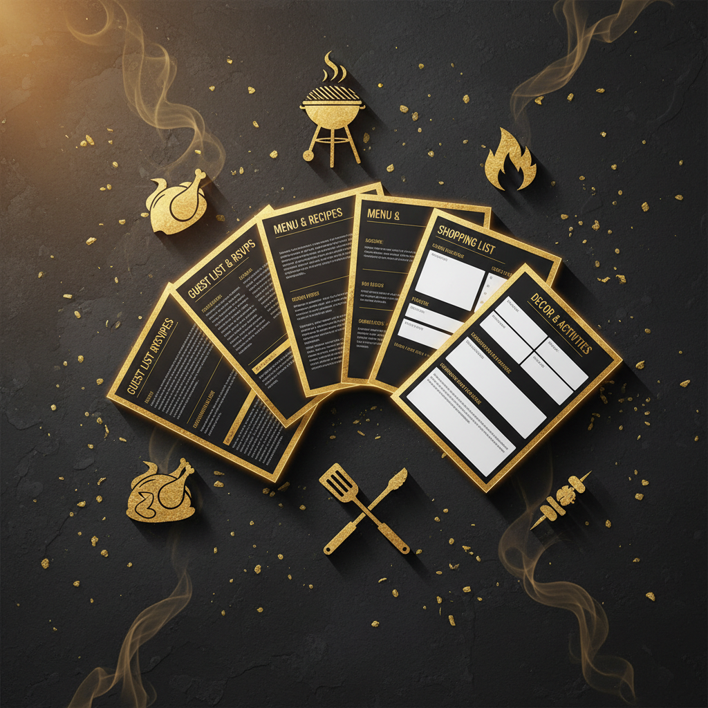 BBQ Party Planner – Digital Template