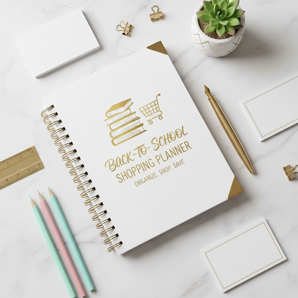 Back-to-School Shopping Planner & Savings Tracker | Digital Download