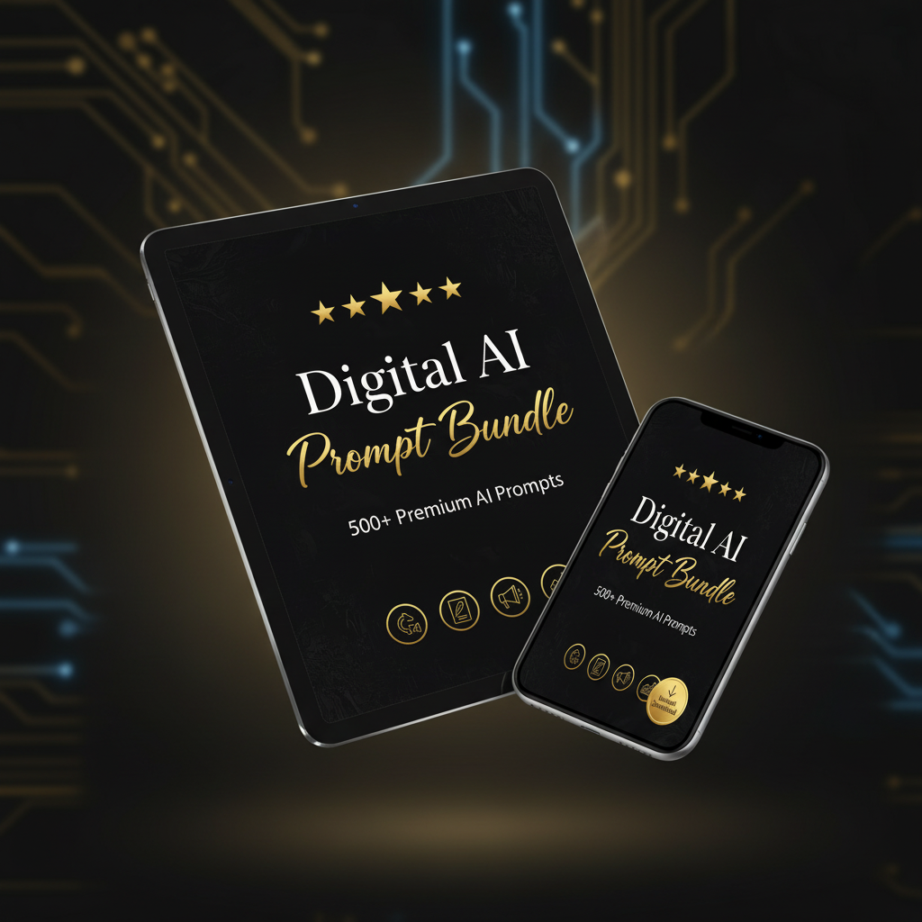 Digital AI Prompt Bundle500+Premium AI Prompt