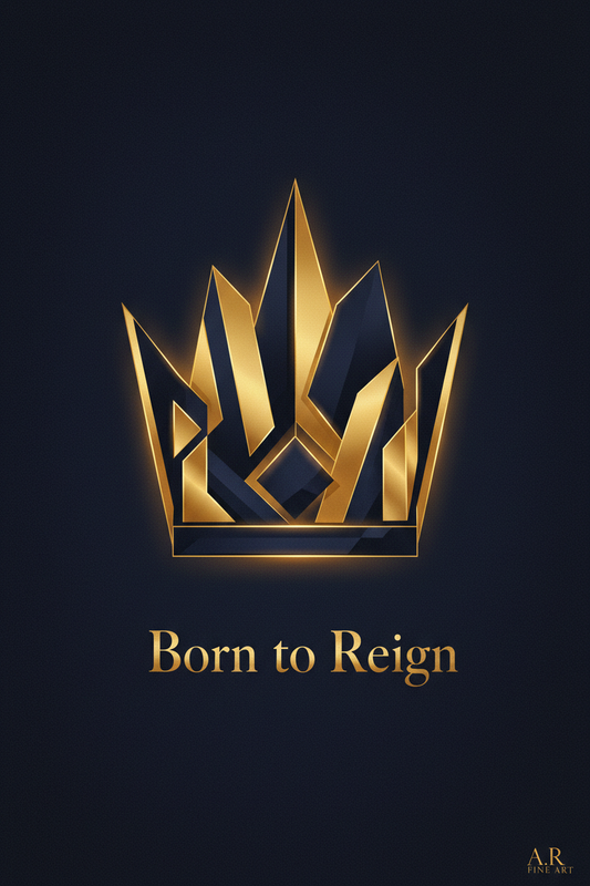 Born to Reign — Exclusive Motivational Digital Art Print