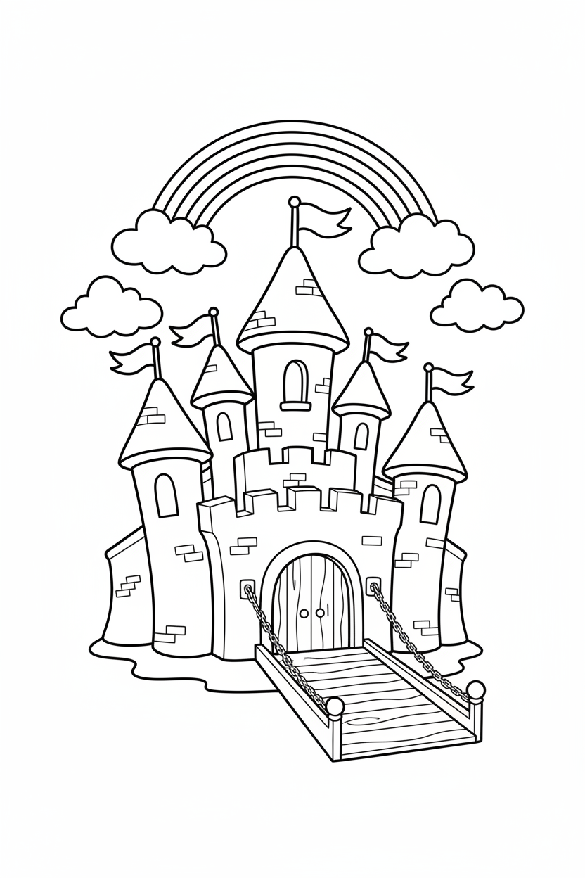 My Coloring Adventure - Digital Children's Coloring Book (25 Pages)