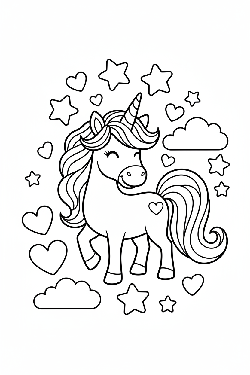 My Coloring Adventure - Digital Children's Coloring Book (25 Pages)