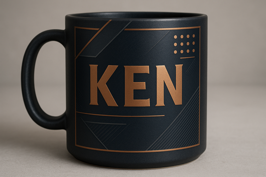 Ken's Exclusive Coffee Mug Design
