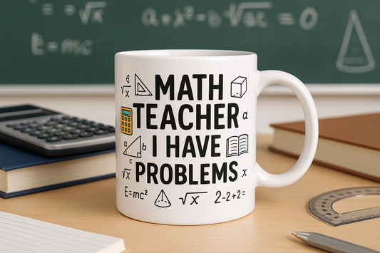 Math Teacher Problems Mug