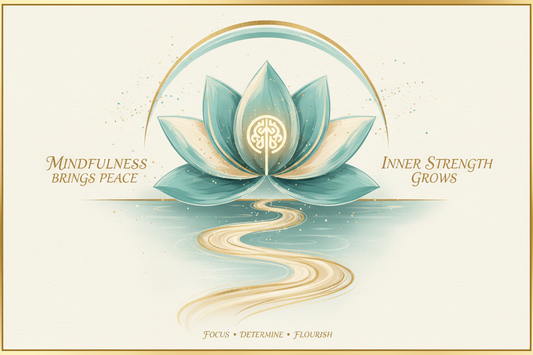 Mindfulness motivational art