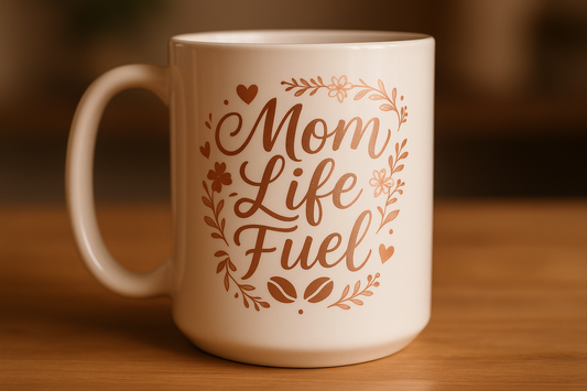 Mom Life Fuel Coffee Mug