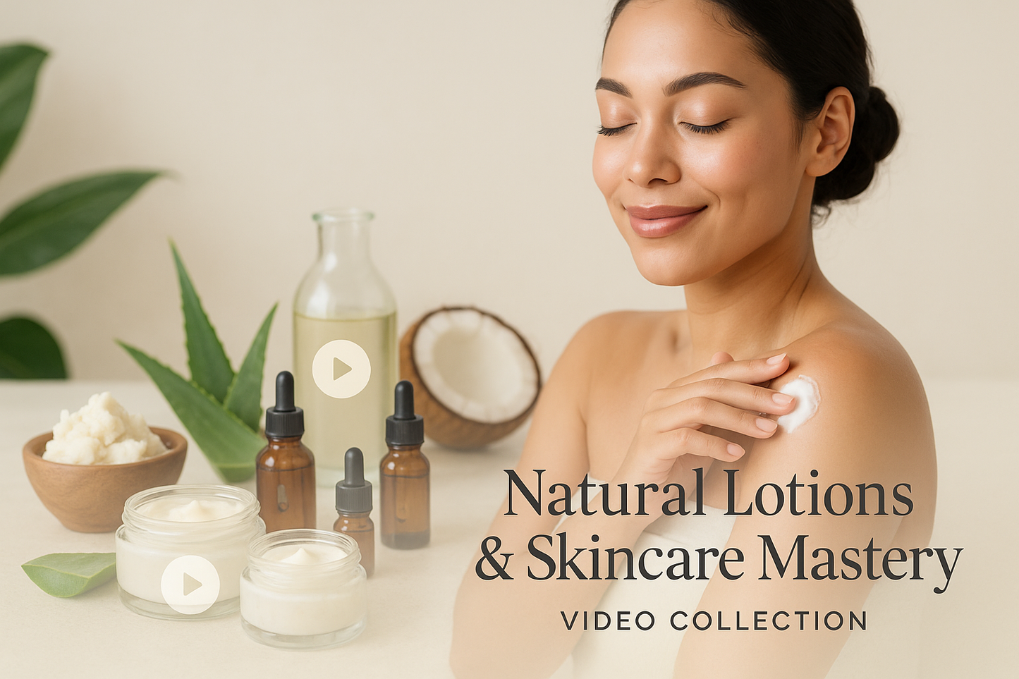 Natural Lotions & Skincare Mastery Video Collection
