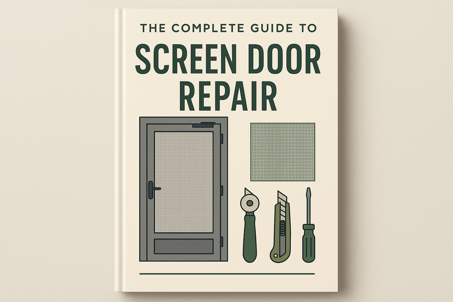 Screen Door Repair E-Book Cover