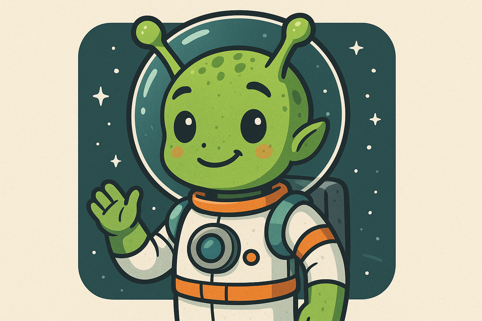 Space adventure character inspired design