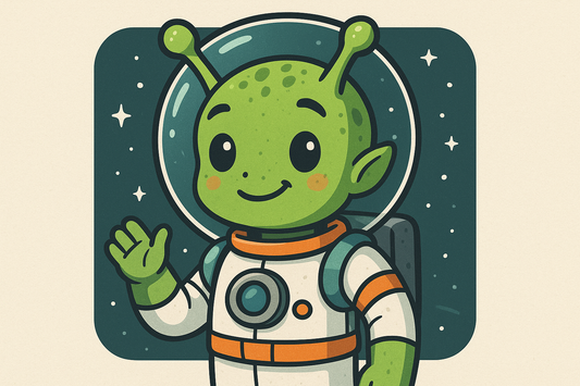 Space adventure character inspired design