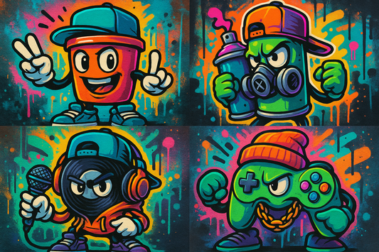 Street art characters variation 2