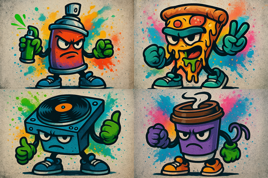 Street art characters variation 4
