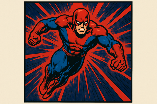 Superhero character inspired design