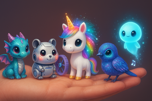 Tiny virtual pets digital art
