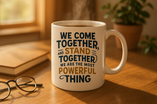 Together We Rise Unity Coffee Mug