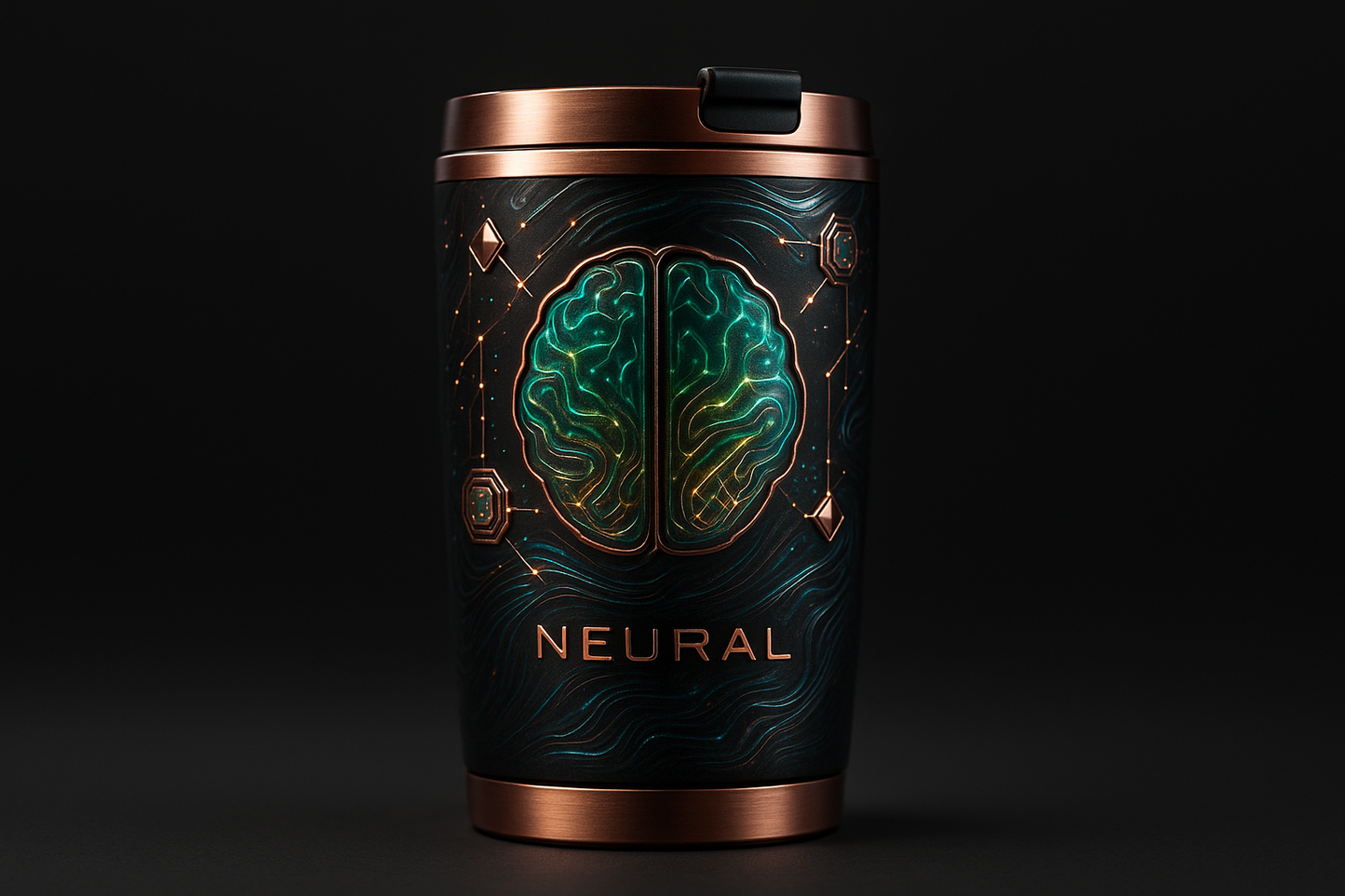 Ultra-Exclusive AI Travel Mug Design